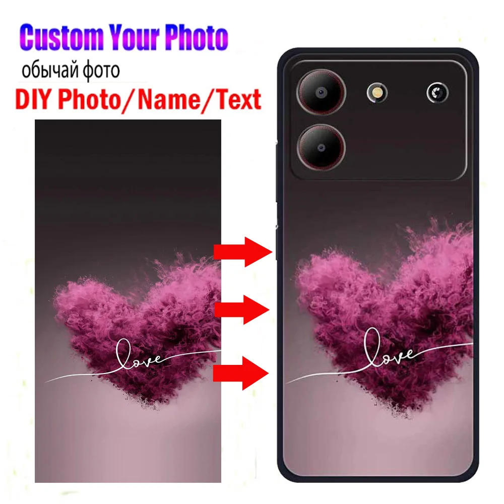 Customized Phone Cases for ZTE Blade A54 4G DIY Photo Cover For ZTE Blade A33S A52 Lite A53 L9 Case Design Image Pictures Fundas