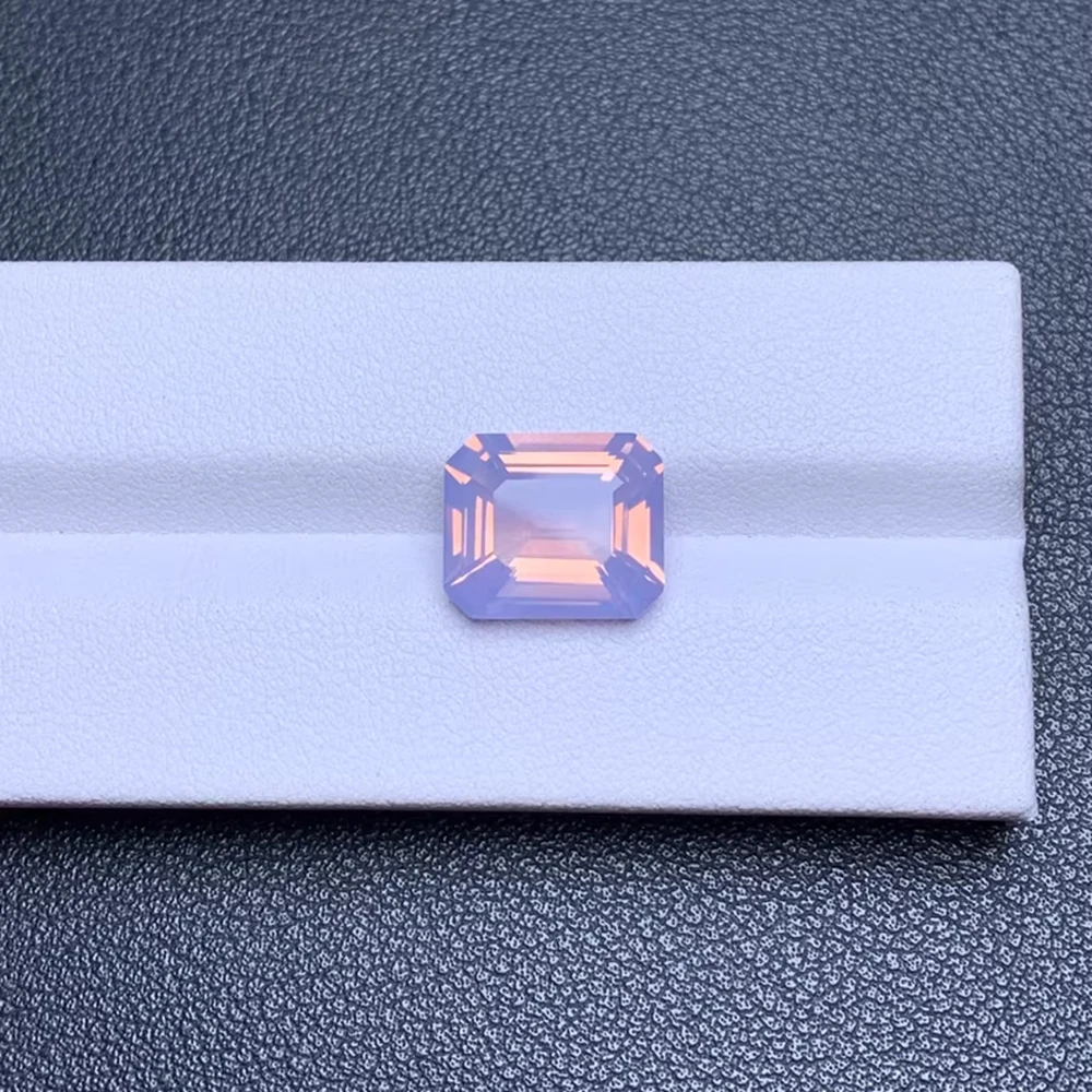 

Кристалл лаванды 10x12 мм изумрудной огранки