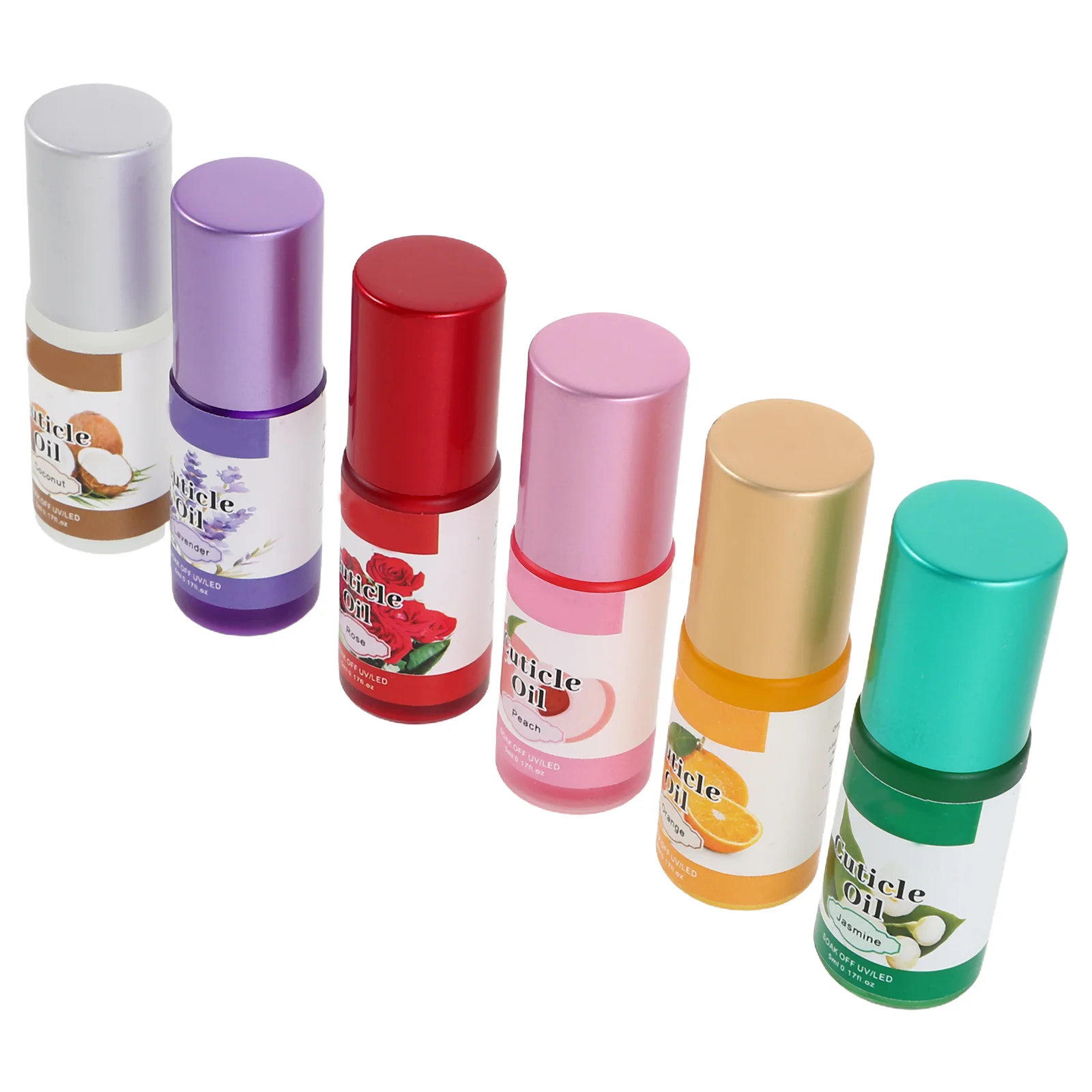 

6Pcs Cuticle Oil Roller Natural Hydrating Nail Repairing Treatment Strengthening Nails Revitalizing