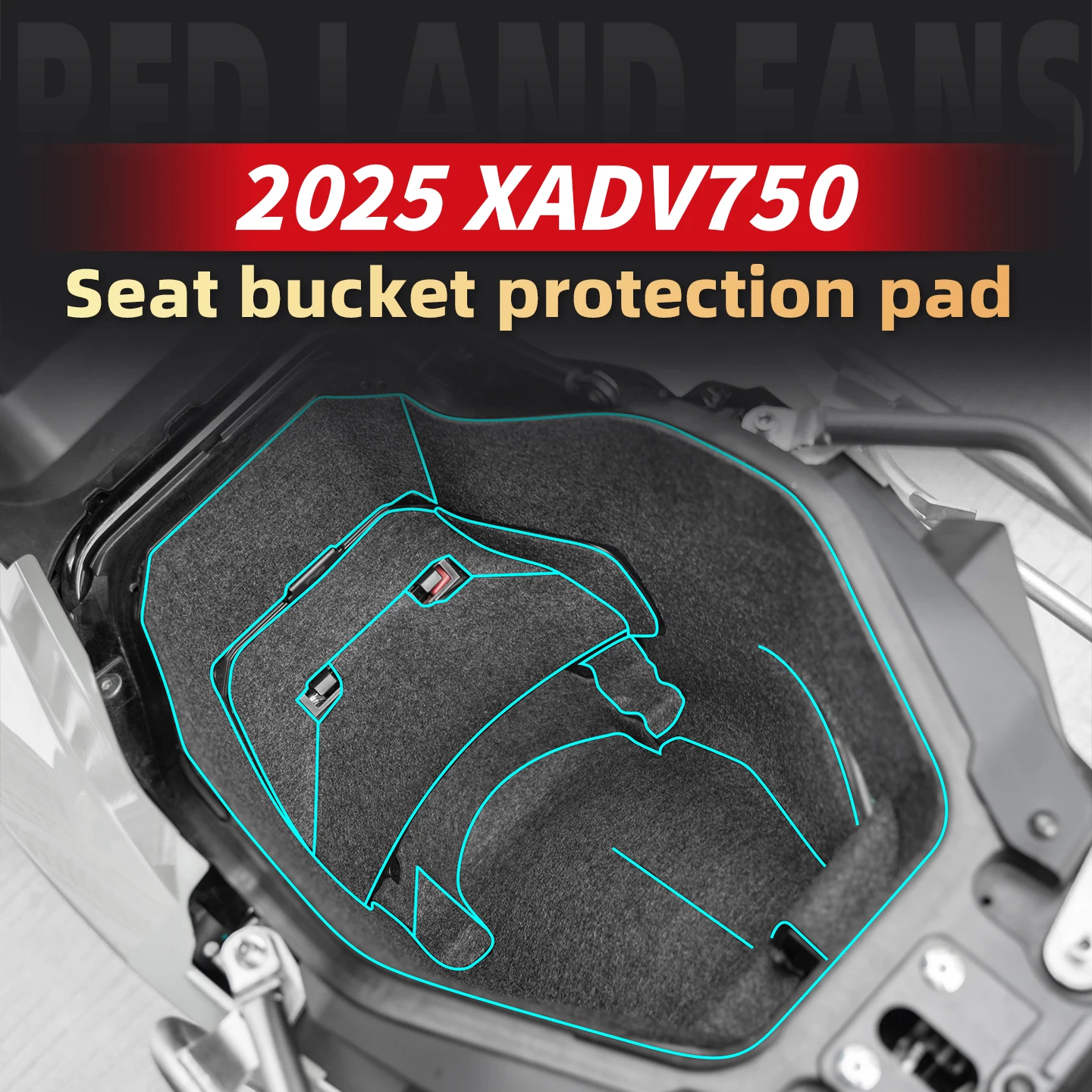 

Used For HONDA X ADV750 2025 Motorcycle Storage Protection Pad Box Liner Luggage Tank Cover Bike Accessories Seat Bucket Pad