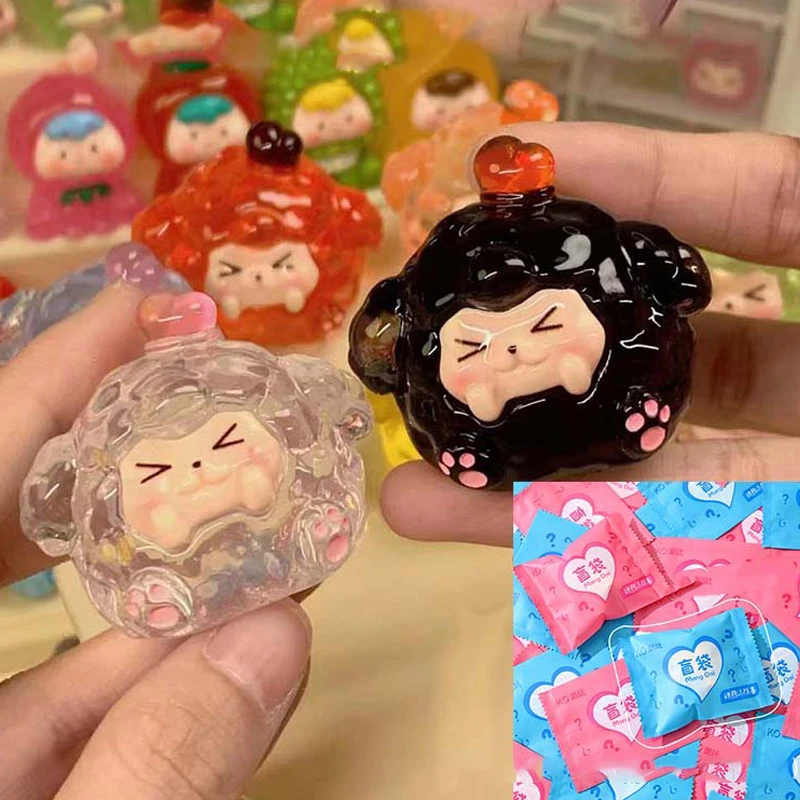 1pc Cute Kiki Model Blind Box Toys Action Surprise Dolls Figures Fake Candy Guess Blind Bag For Kids Gifts