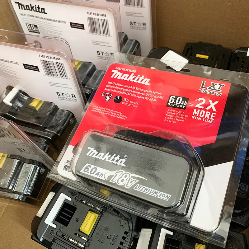 

Аккумулятор Makita 18В, литий-ионный, с быстрой зарядкой, защитой от перезаряда, долговечный, незаменим для строительных площадок, зарядное устройство DC18RC