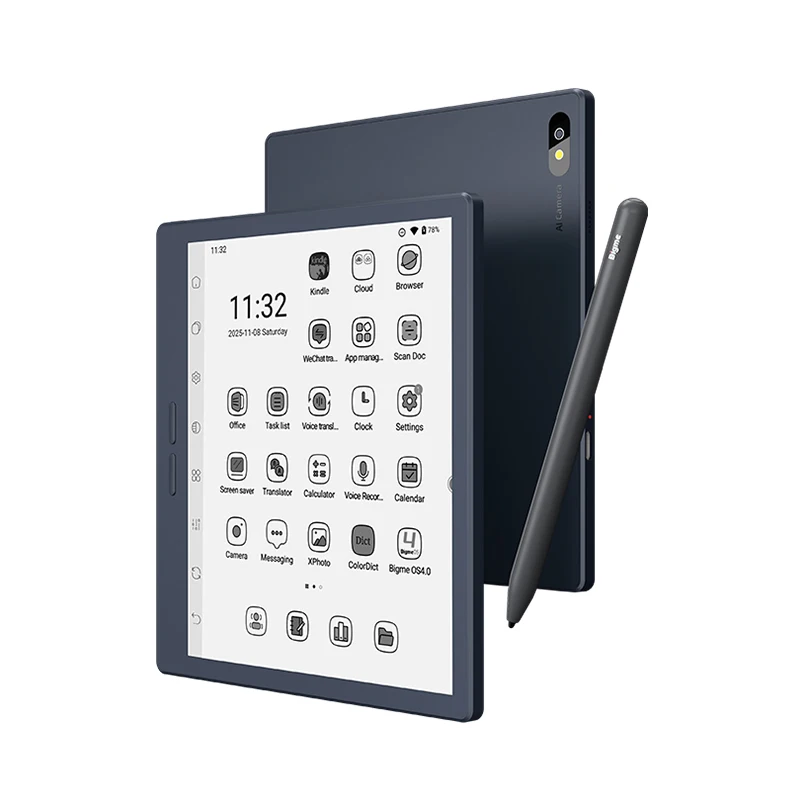 B7 PRO 7-Inch Black & White E-Ink Ebook Reader, Paper-Like Display, 8GB+256GB, Android 14 Ereader with 4G Calling Function