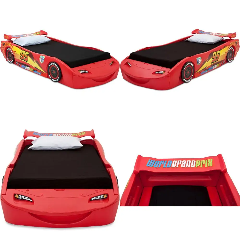 

Кровать-блискавка McQueen Twin — тема автомобилей Disney Pixar