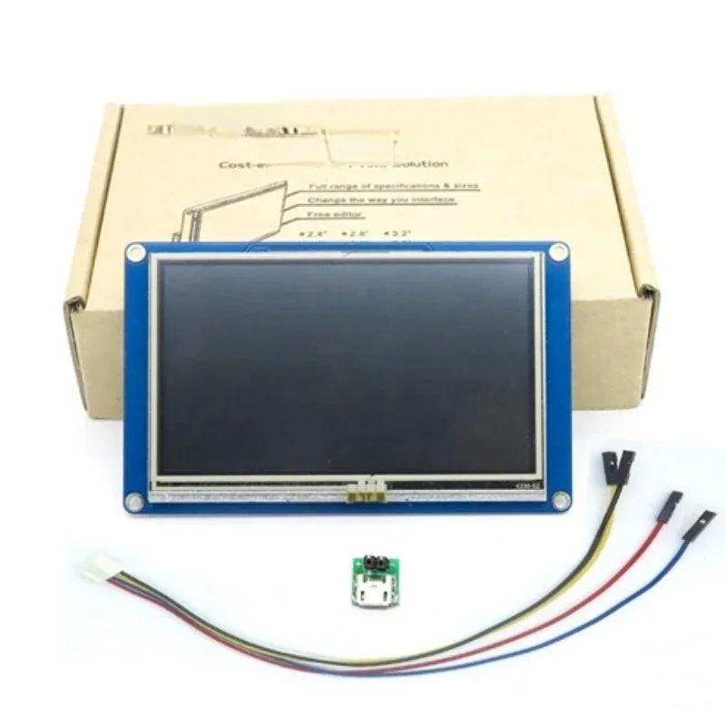 

Intelligent TFT Touch Display NX8048T050 5 inch LCD Smart USART UART Serial for Raspberry Pi