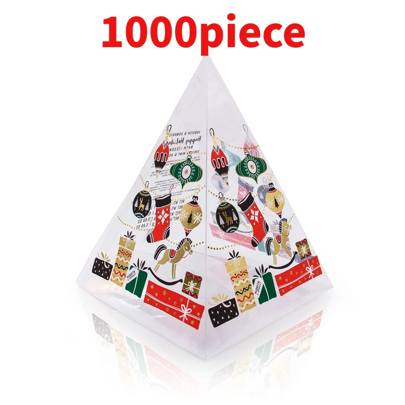 10 00piece.Custom.Custom Plastic box Container gifts Halloween with Embossing Varnishing Printing Handling O