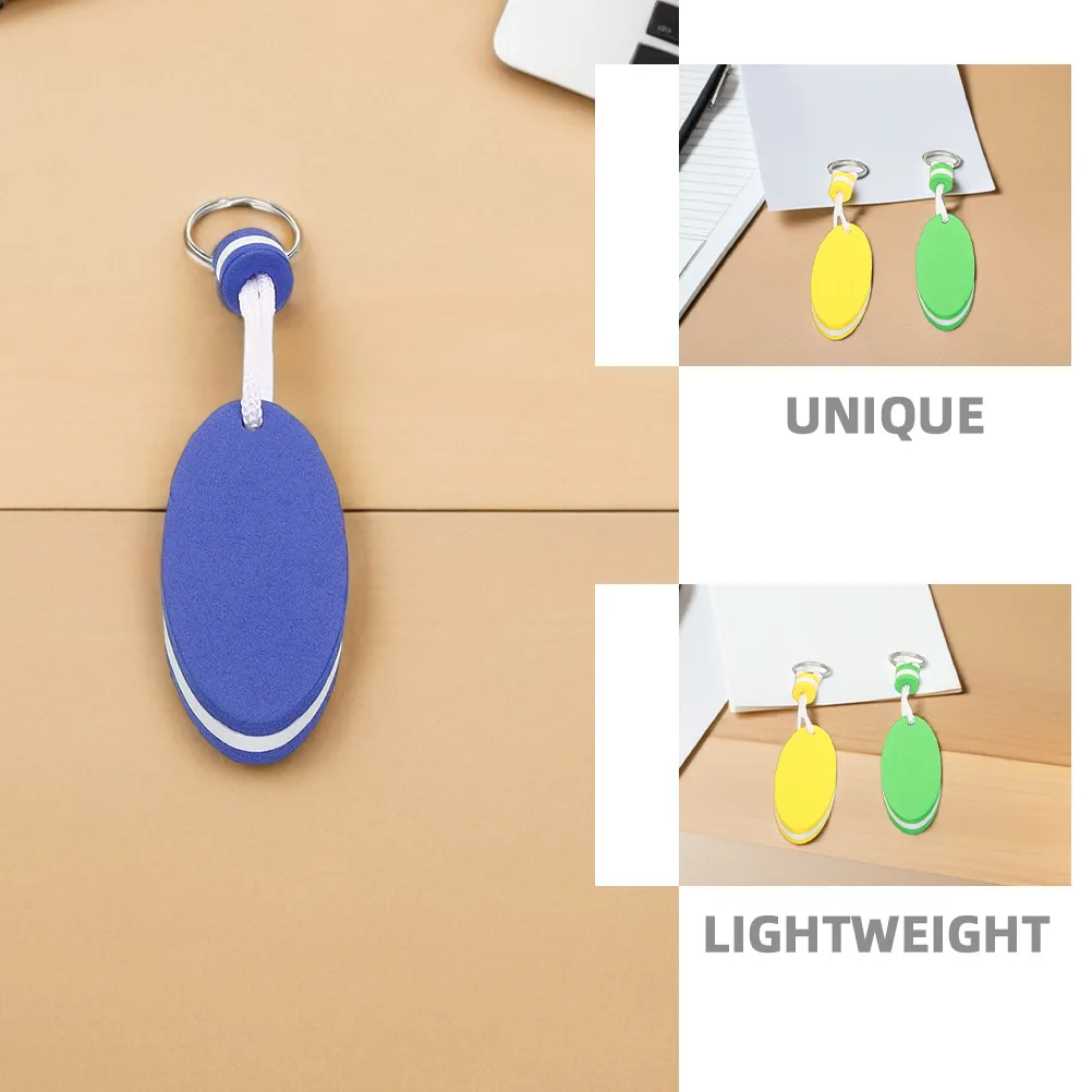 3 Pcs Foam Floating Keychain Boat Waterproof Holder Buoy Fob EVA Marine Tag Safety