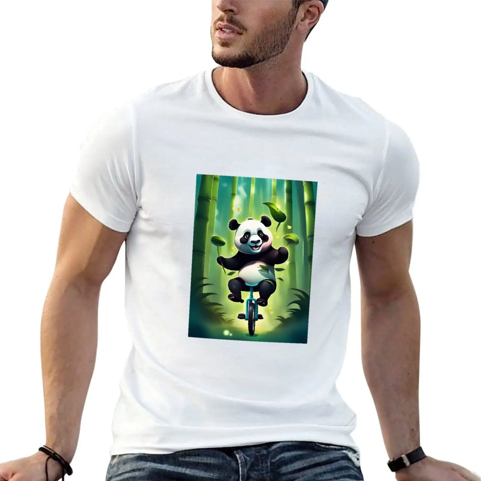 

Panda Pedals T-Shirt t shirt man designer man t shirts graphic man t shirt luxury T-shirt