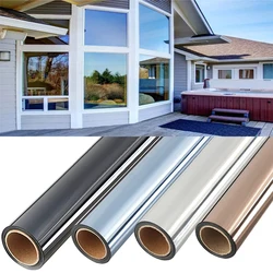 One-Way Mirror Window Film Anti-Ultraviolet Glass Sunscreen Heat Insulation Film Home Anti-Peeping Film Home Office Glass Film