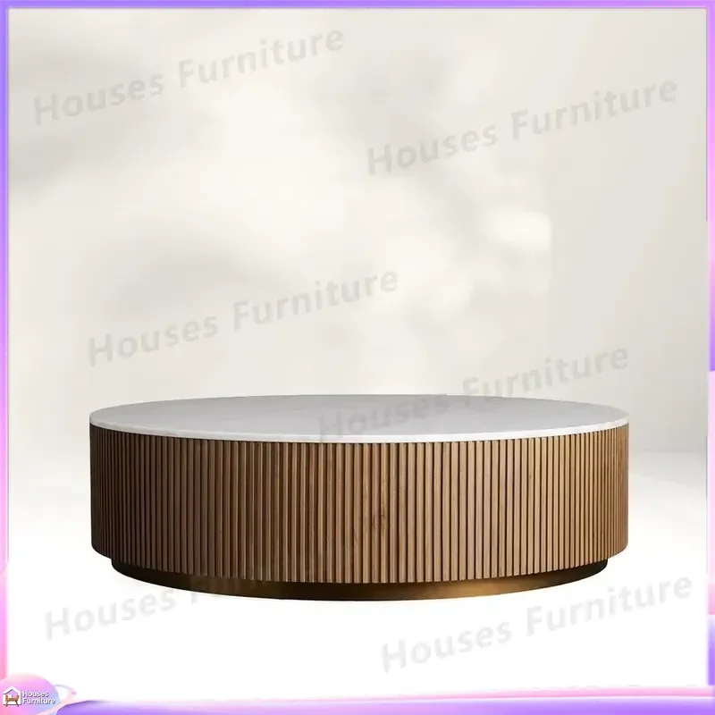Modern Shoe Cabinet Retro Wood Sintered Stone Top Marble Entryway Storage Bench Living Room Furniture Organizer Rack