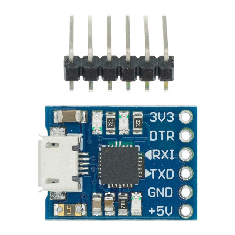 1pcs CP2102 MICRO USB to UART TTL Module 6Pin Serial Converter UART STC Replace FT232