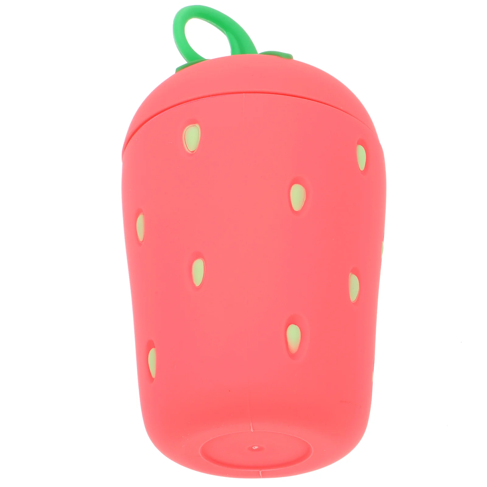 딸기 모양 유리 텀블러 재사용 가능한 휴대용 컵 이미지