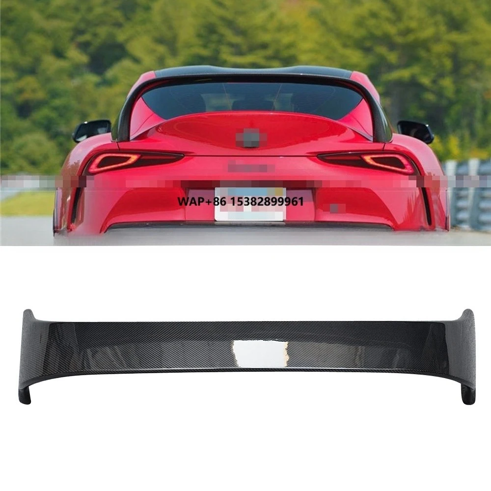 

Carbon Fiber S Style JDM Spoiler Wing Rear Trunk Tail Boot Lip for SUPRA A90 MK5 2021UP Car Styling