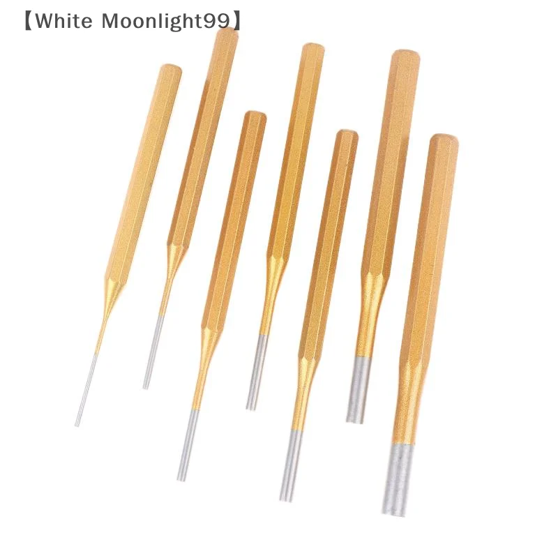 

〔White〕2-10mm Brass Punch Roll Pin Punch Tool Remover 150mm For Heavy Duty Chisel Cone Punch For Machinery Hand Tools