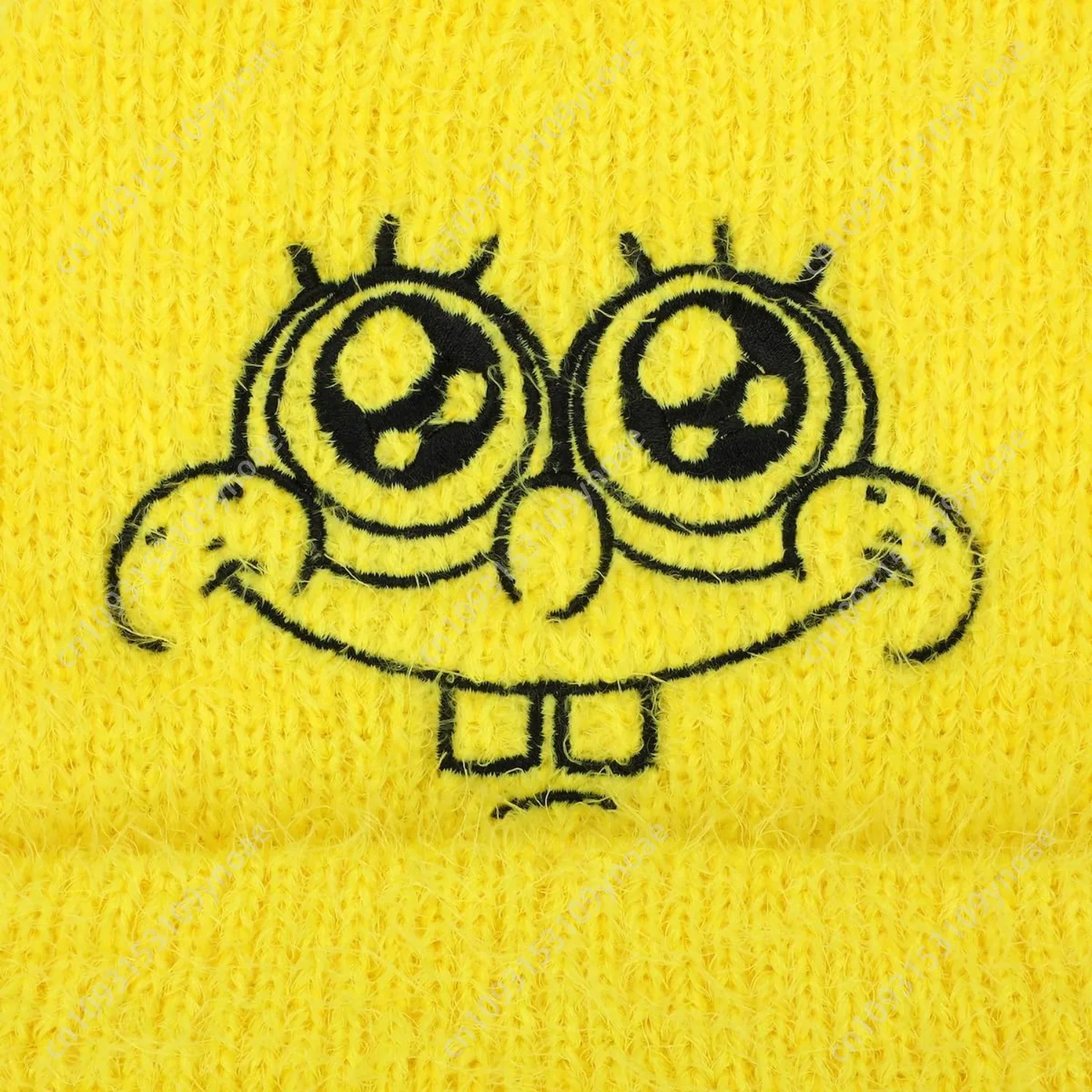 Yellow Cartoon Anime Beanie Hatrs Knit Cap Warm Winter Hat Cute Ski Caps Character Men Women Adult Soft Comfortable Fun Fan Gift