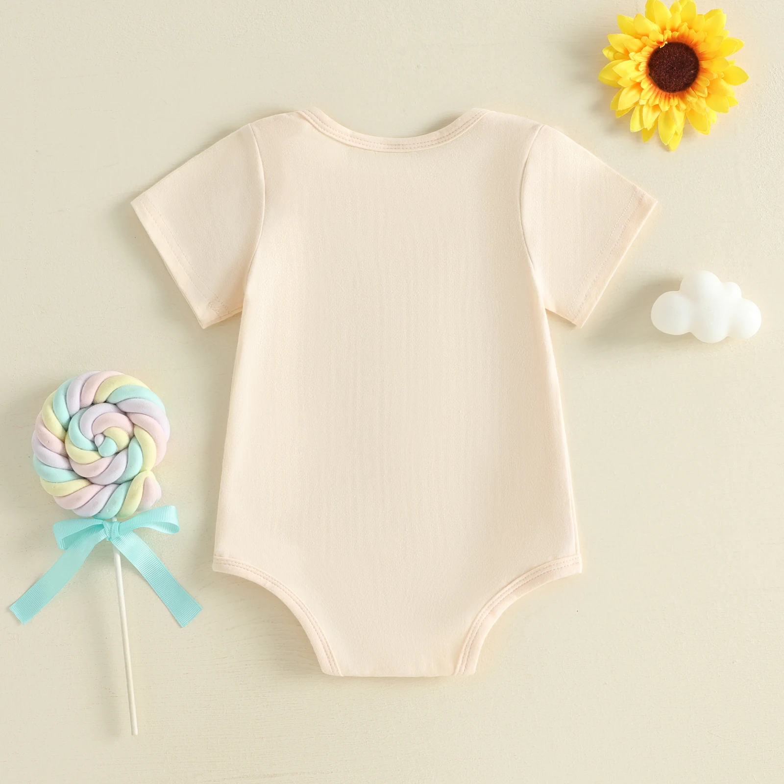 Tregren 0-18Months Infant Baby Boy Summer Romper Cartoon Goose/Giraffe Print Short Sleeve Jumpsuit Casual Outfits