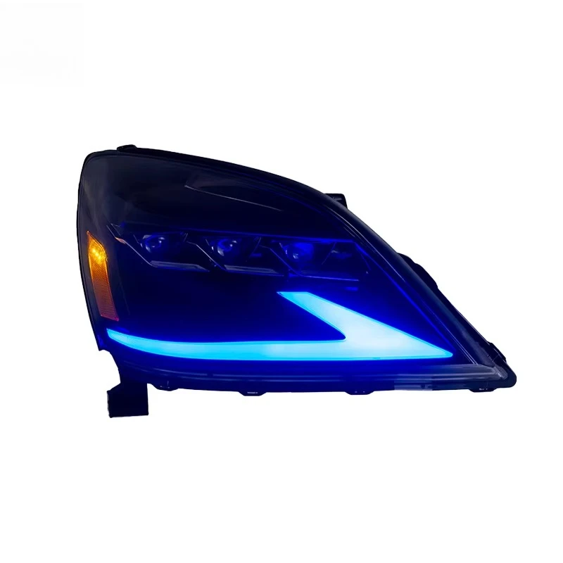 2 Pieces for  GX Headlights 2003 2009 Car Accessories GX470 Headlight Front Plug and Play LED Head Lamp Light