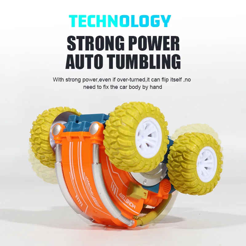 جديد صغير على الوجهين الانتقال تعثر سيارة عالية السرعة الانجراف الكهربائية التحكم عن بعد سيارة حيلة تحويل 360 درجة انفجار يدور