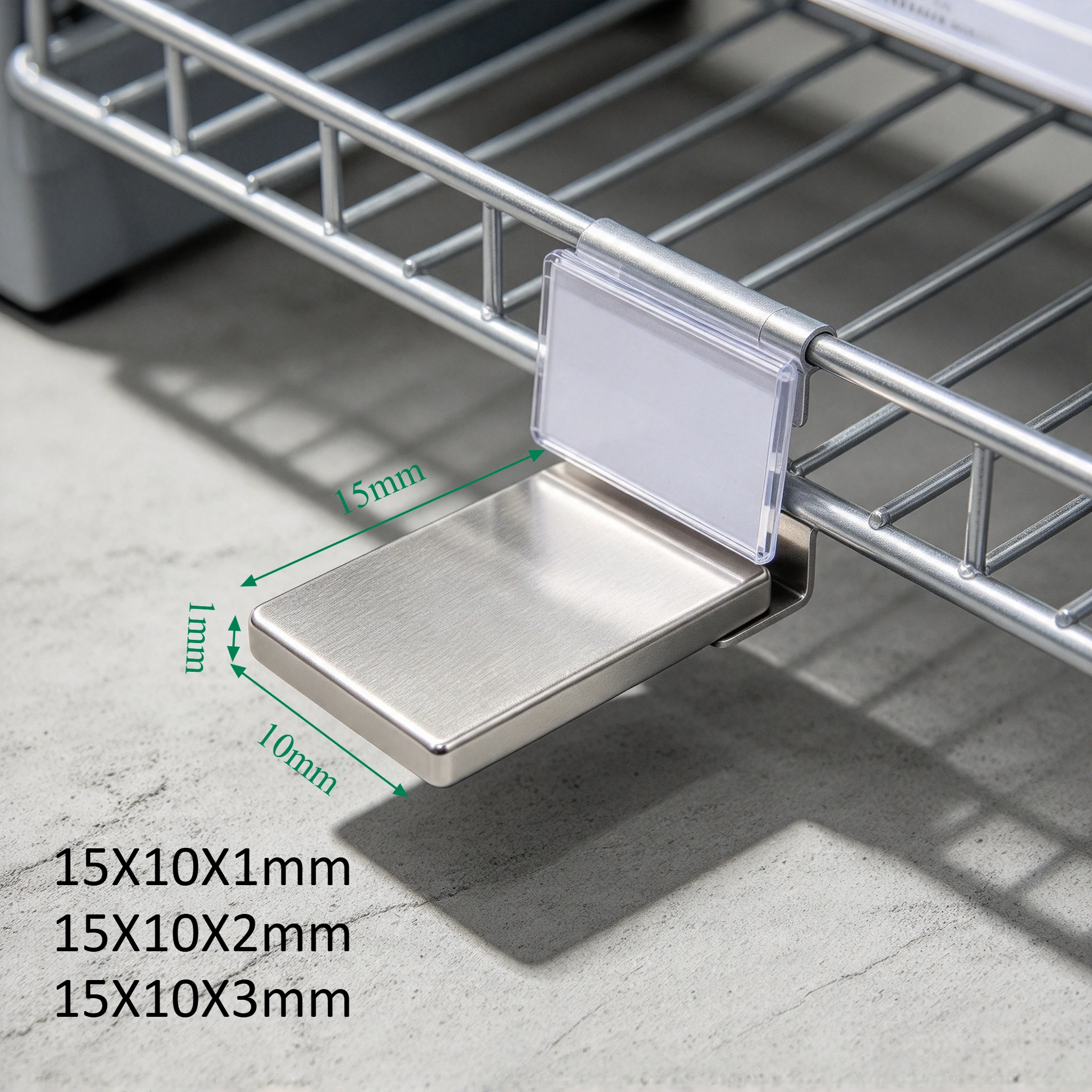 15X10X1 15X10X2 15X10X3mm Rectangle Block Neodymium Magnet Permanent NdFeB Strong Magnets Bulk Sheet for DIY Handmade Project
