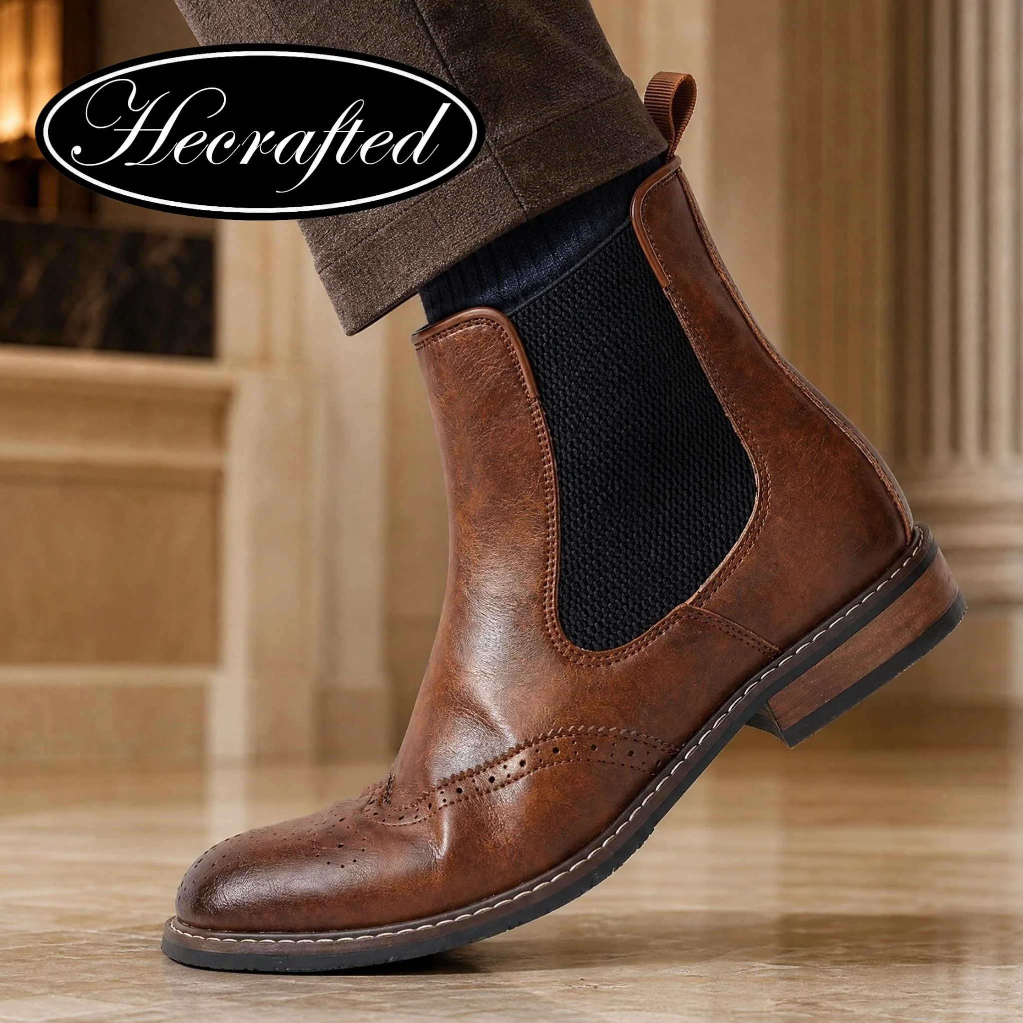 Ankle Boots 2026 Brand Casual Comfortable Fashion Leather Boots #KD3661