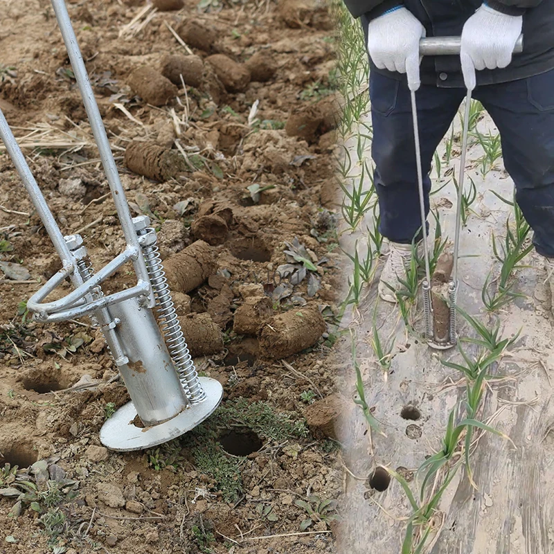 Perforatrice per utensili agricoli, piantagione di piantine di pepe, perforatrice per verdure che coltivano l'anguria