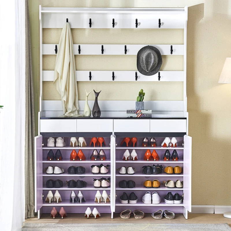 Modern Living Room Shoe Cabinet Rack System Entrance Hall Shoe Cabinet Organizer Ultra Thin Meuble Rangement Home Furniture