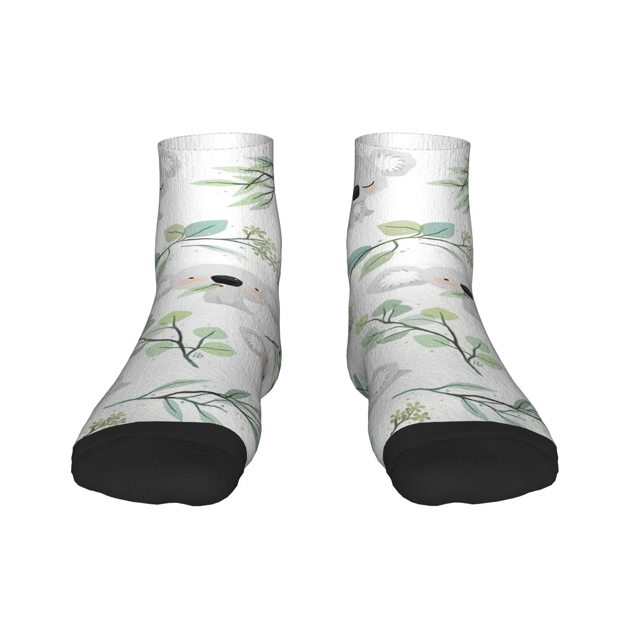 

Носки с рисунком коалы и эвкалипта, чулки высокого качества в стиле Харадзюку, всесезонные носки, аксессуары для мужчин и женщин, подарки