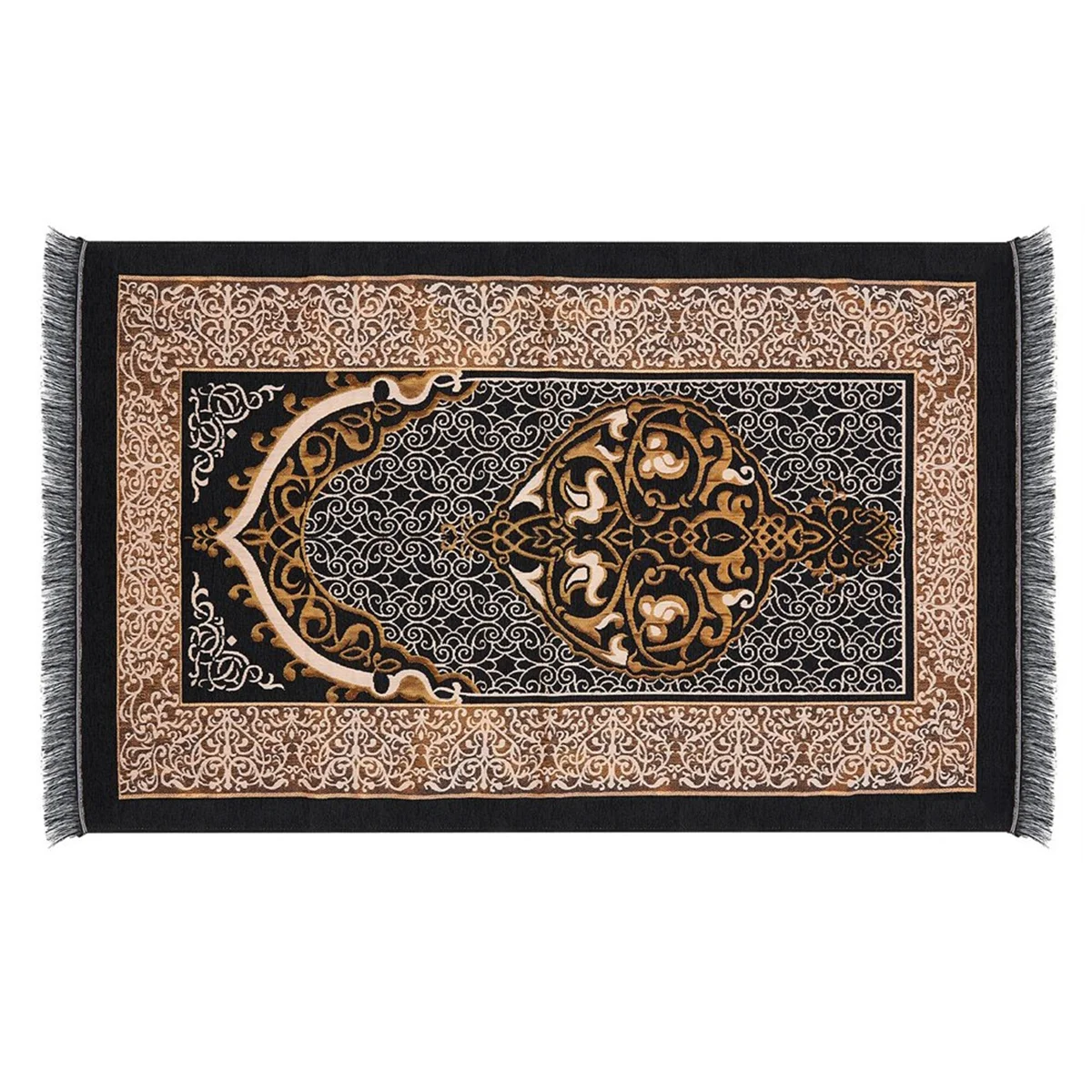 AD29-Muslim Prayer Rug, Islamic Prayer Rug Muslim Prayer Mat Eid Traditional Janamaz Sajadah Soft Islamic Set Rug