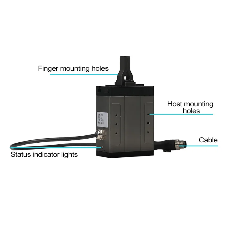 두 손가락 병렬 서보 그리퍼 - 로봇용 조절 가능한 2-조 전기 그리퍼