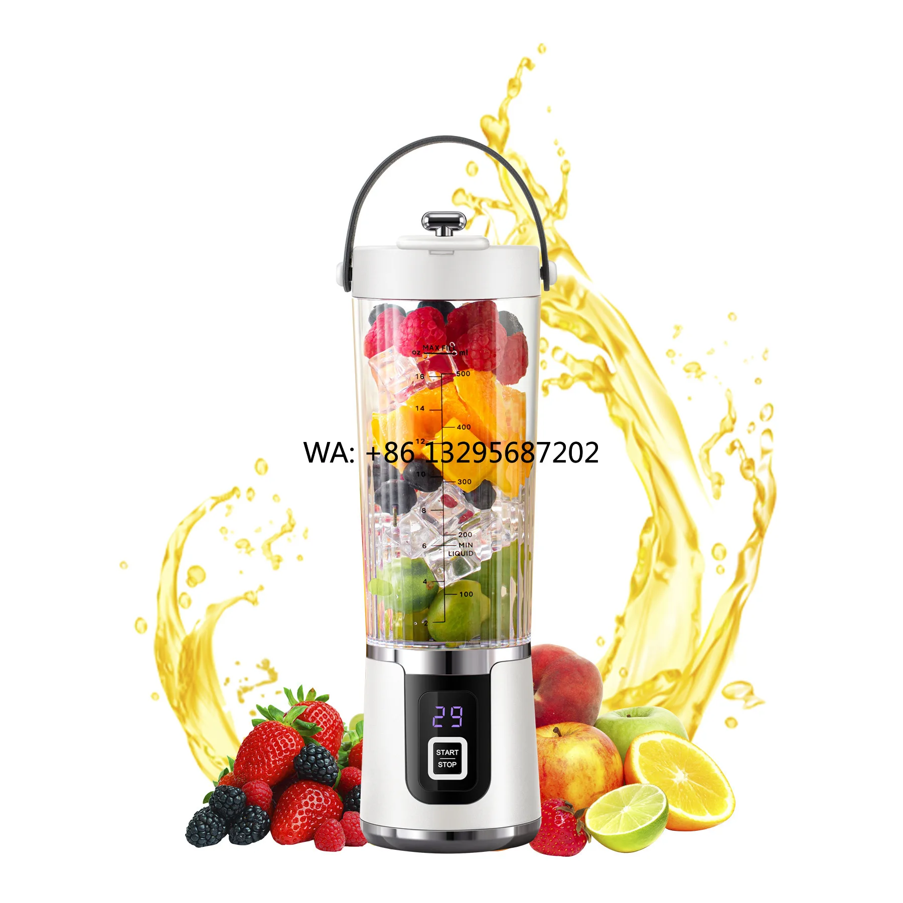 

Portable Multifunctional Electric Juicer forUse Crushed Ice Juice Squeeze Cup Outdoor-friendly