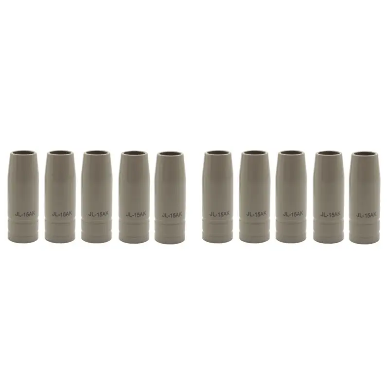 A93E-15AK Coating Protection Nozzle Non-Stick Welding Slag European Airless Gas Protection Machine Protective Sleeve 10Pcs