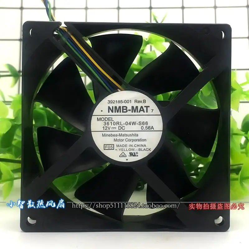 ORIGINAL 3610RL-04W-S66 12V 0.56A 9025 90*90*25 มม. พัดลมระบายความร้อนใหม่ หม้อน้ำ
