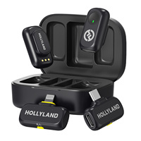 Hollyland LARK A1 Wireless Microphone for iPhone Android Micphone for Youtube Tiktok Vlogging Podcast Noise Cancellation Mic