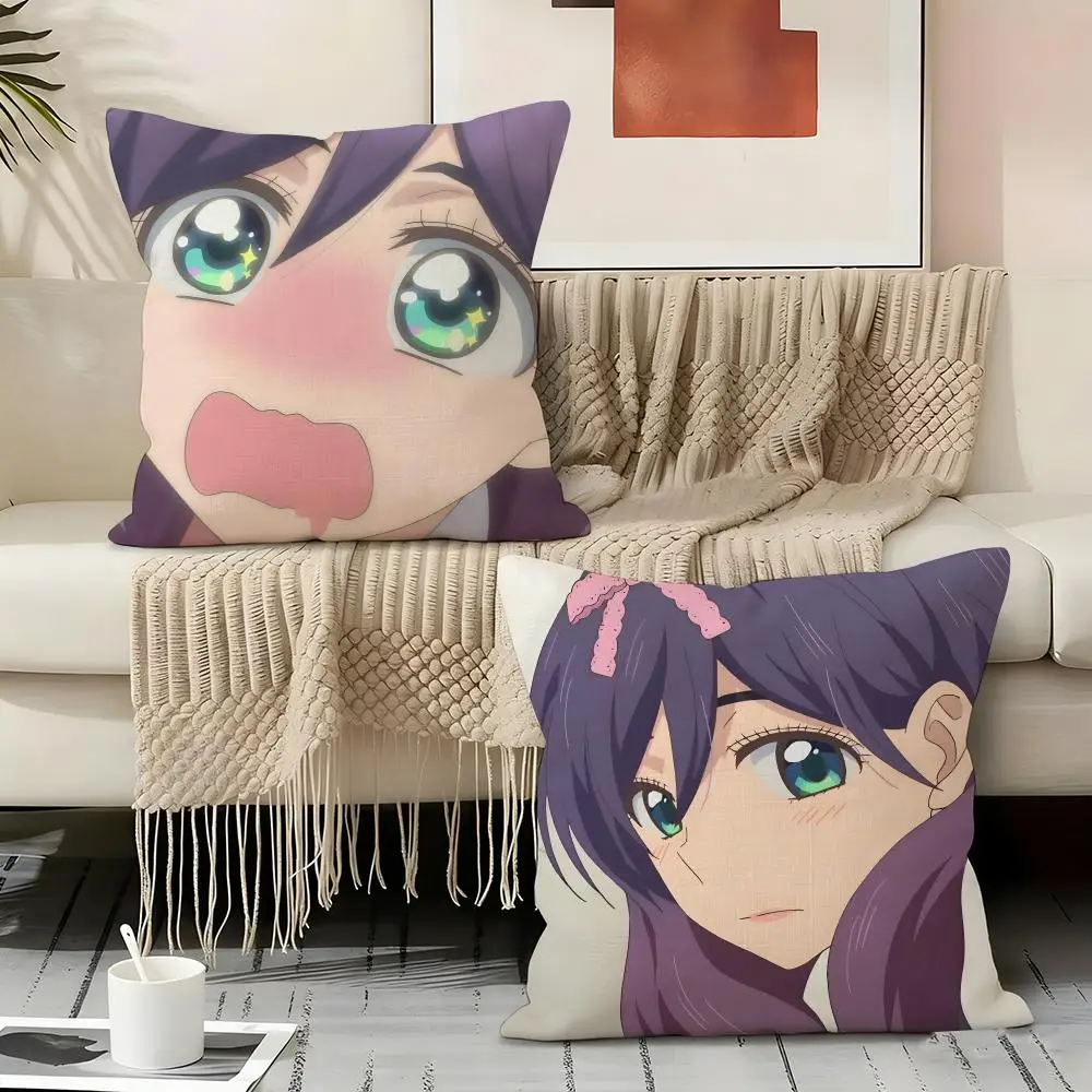 Kiss H-Him, Not Me Pillow Case Linen Pillow Covers Cover For Couch Living Room Bench Patio Floor Linen Home Decor