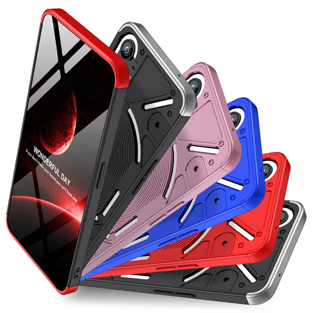 Capa de telefone criativa de pacote completo de material de PC personalizado adequada para nada-telefone