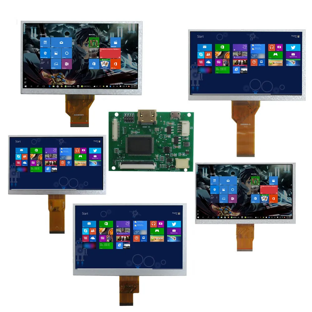 

7-дюймовый ЖК-монитор HDMI с контроллером для Raspberry Pi 4/3B – портативный монитор для ПК, Xbox, PS4