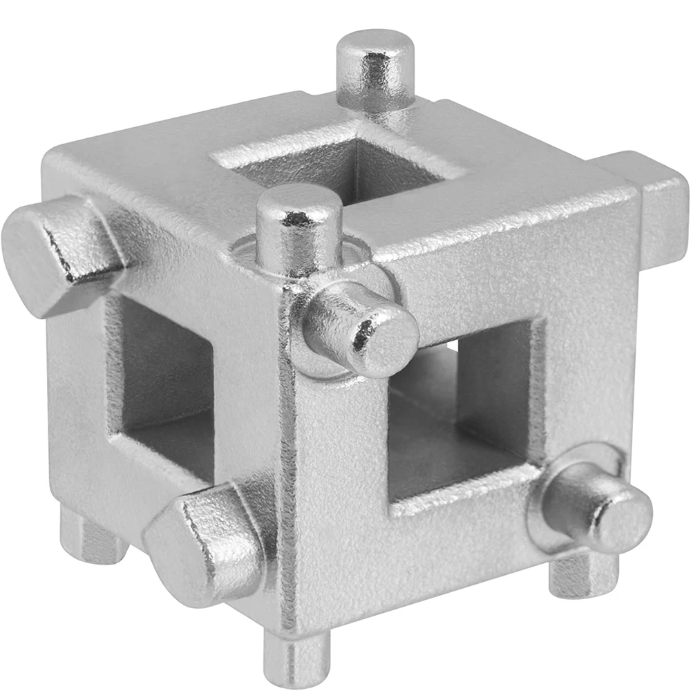 Herramienta de repuesto de pastilla de freno de 3/8 ", herramienta esparcidora de pistón de freno, herramientas adaptadoras de pinza de cubo trasero de viento Universal para vehículo