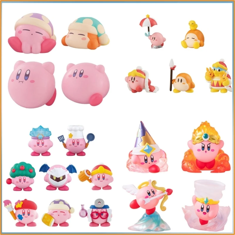 

Bandai Kirby Gp Figures Model Cute Desktop Decoration Capsule Toys In Shelf Genuine Ornament Toy Gift For Fans