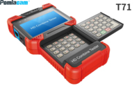 T71 Alphabet keyboard button CCTV Tester Non-touch screen AHD TVI CVI CVBS H.265 4K IP camera with battery free shipping