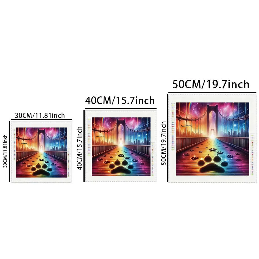 1 piece - 5D-DIY - Flocking cl - Photo Mosaic Print recension och pris