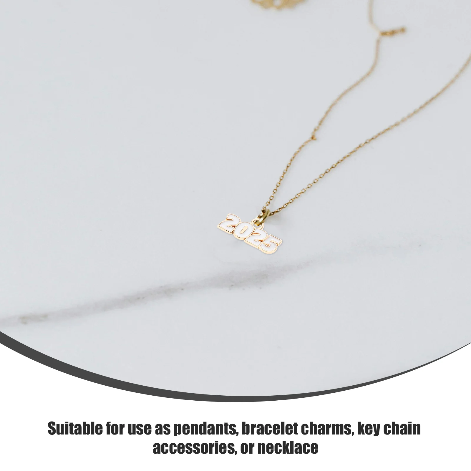 

100pcs Souvenir Pendant Charms for Bracelets Keychains Jewelry Making Accessories Alloy Necklace Durable Material DIY Multi