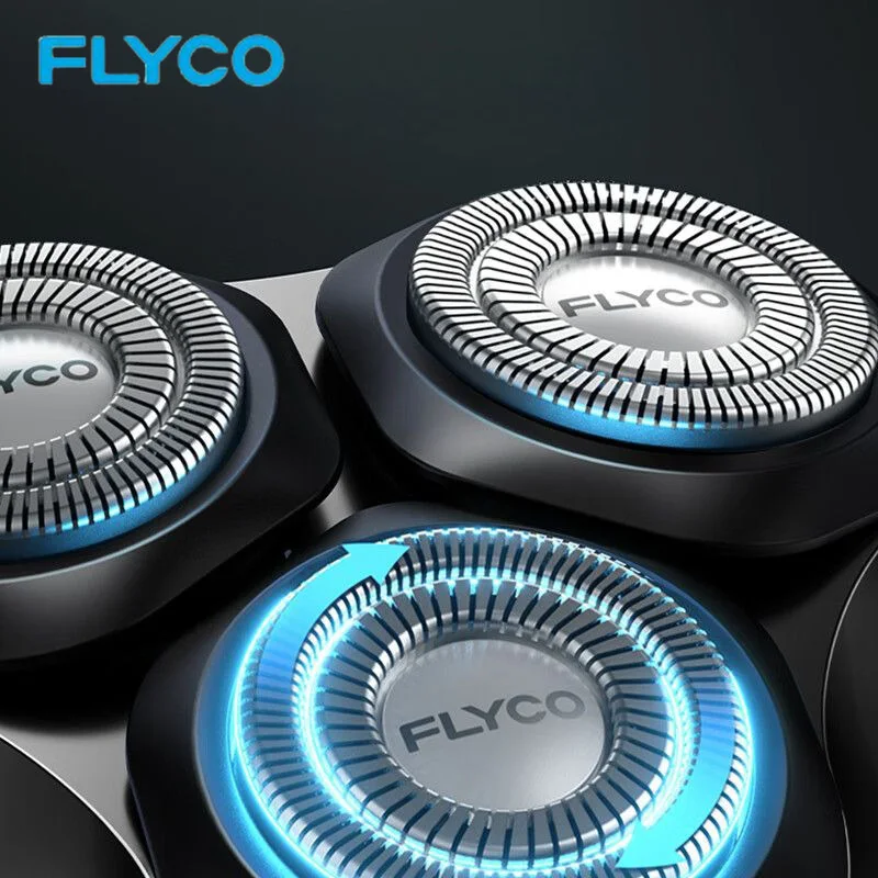 Flyco FS905 ماكينة حلاقة كهربائية للرجال شاشة ديجيتال عالية الطاقة سكين عائم رئيس كامل الجسم غسل ماكينة حلاقة محمولة جديدة للشحن