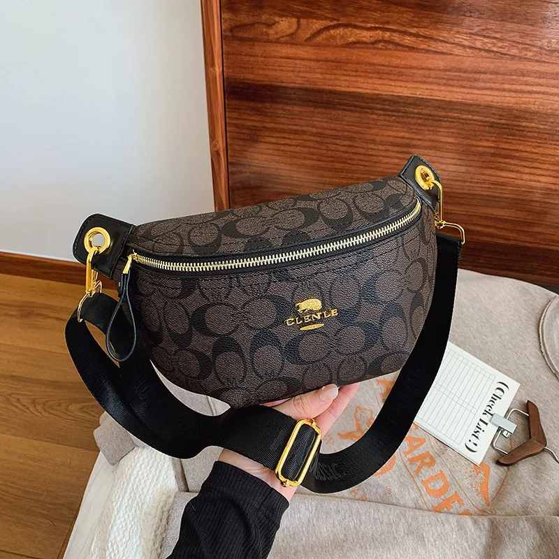 2026 New Women Vintage Print Small Square Bag Wide Shoulder Strap Fashion Casual Shoulder Crossbody Bag Trendy Ladies Handbag