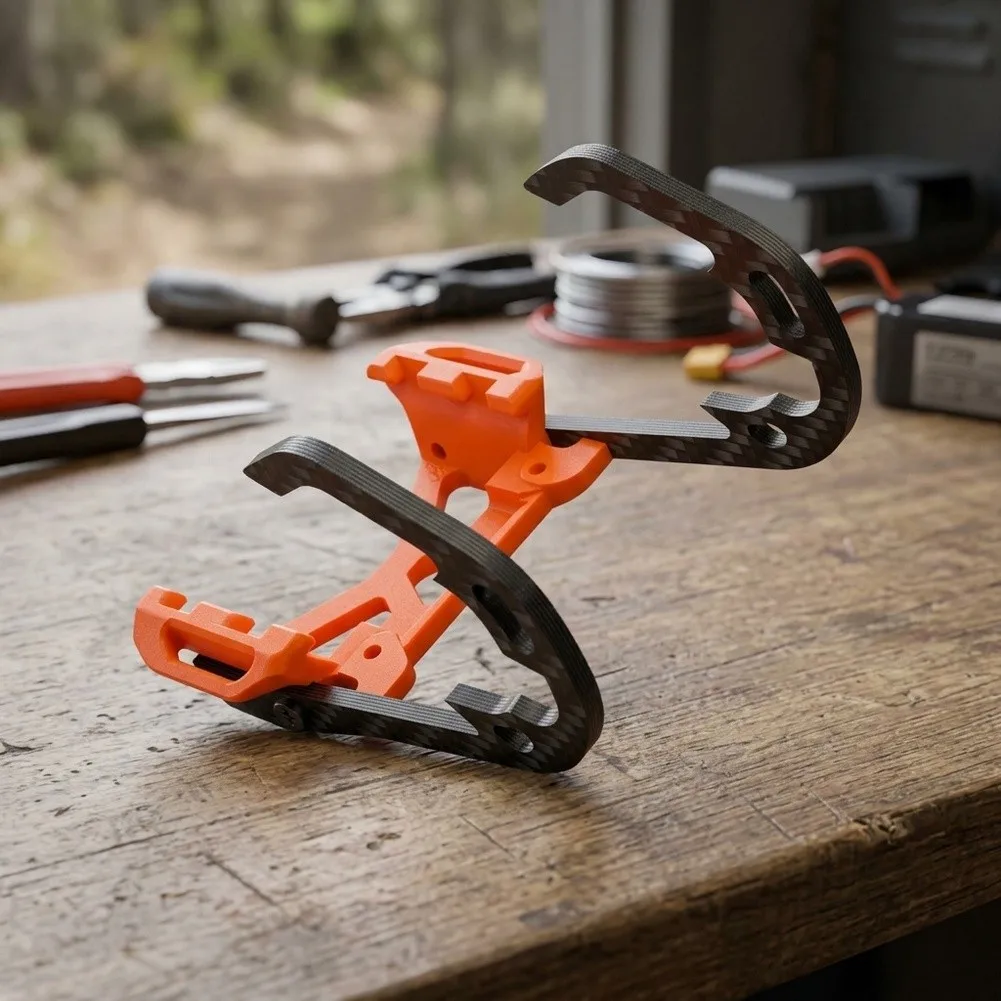 For DJI for Neo 2 Focused Carbon Fiber for gimbal Bumper with for dimensional Accuracy and Functional Component Accessibility