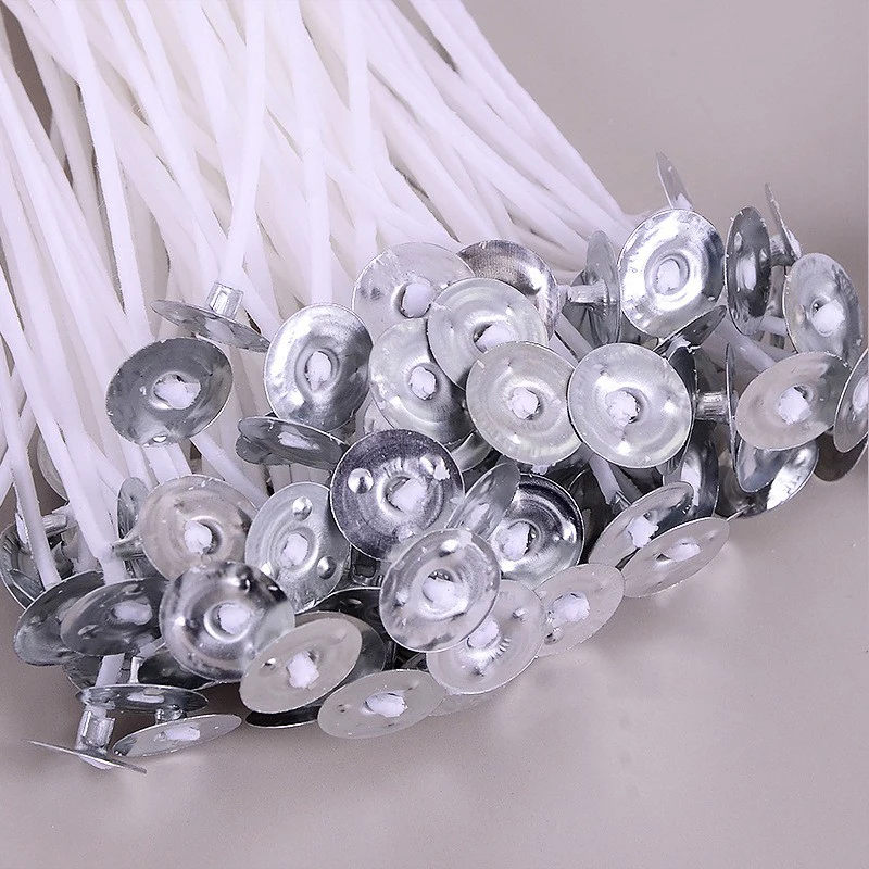 Imagen 5: 100 Uds mecha de vela mecha de vela para cera de parafina mecha de mantequilla Material DIY