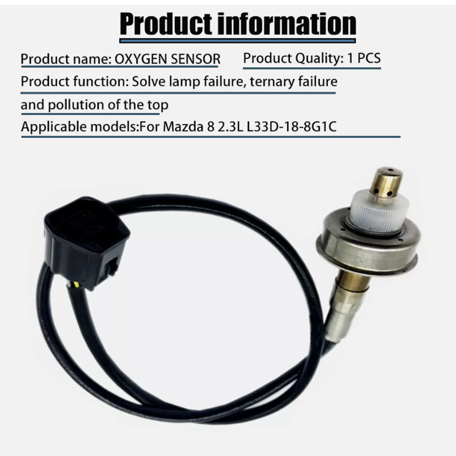 New Oxygen Lambda Sensor L33D-18-8G1C For Mazda 8 MPV 2.3L LY3P L33D188G1