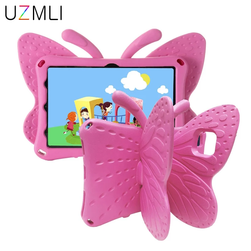 

Детский чехол для планшета из пены EVA с 3D бабочкой для Lenovo Tab M10 Plus 10,3 TB-X606F/X K10 TB-X6C6X/F/L M10 HD TB-X306X/F