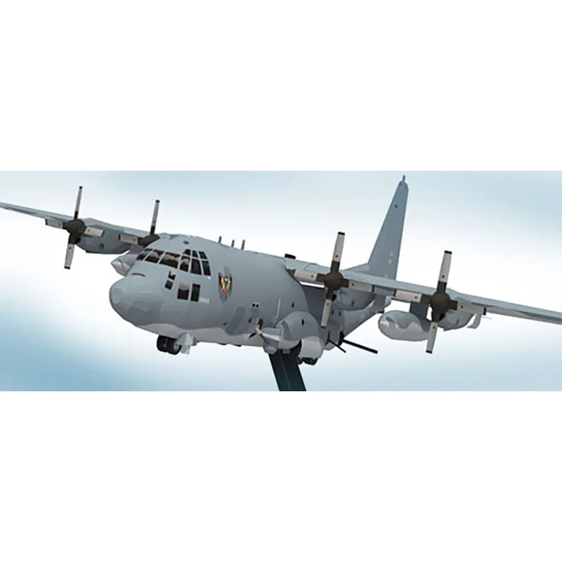 1:100 AC-130 Air Gunship Armed Ship Angel of Death Aerial Hell Aircraft Paper Model Flying Machine ACE-130 Handmade Decoration