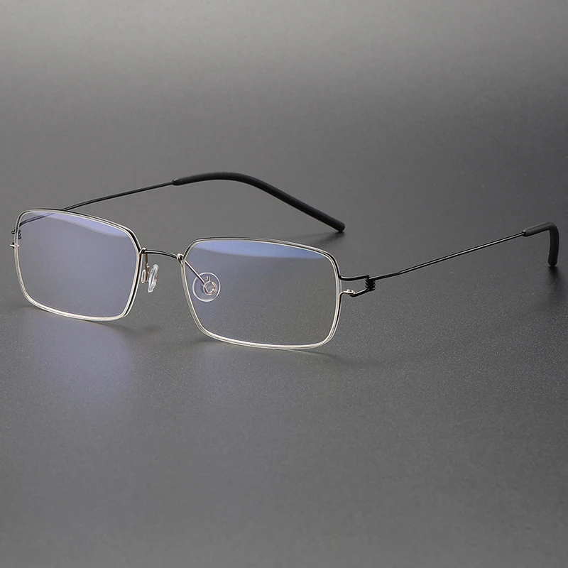 

Denmark Pure Titanium Optical Glasses Frame Men Women Brand Square Optical Eyewear Ultralight Prescription Eyeglasses Gafas