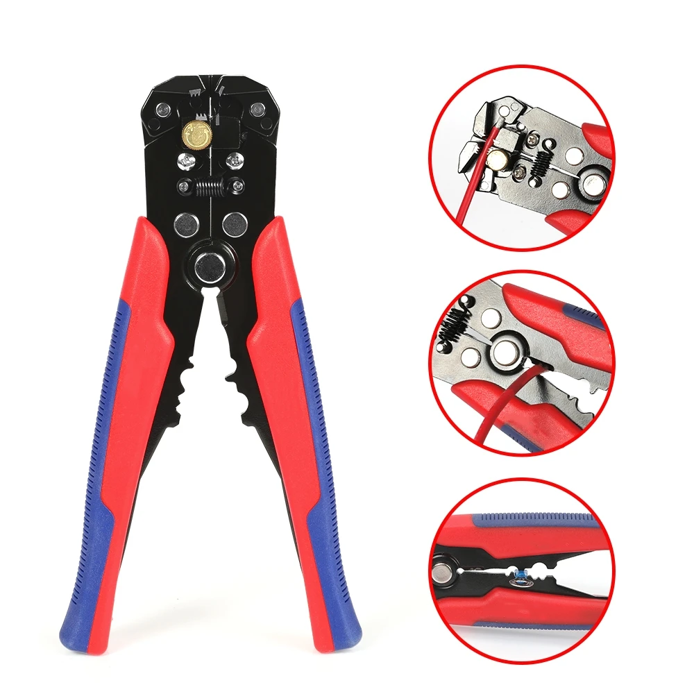 Wire Stripper Tools Multitool Pliers Automatic Stripping Cutter Cable Wire Crimping Electrician Repair Tools doersupp automatic wire striper cutter stripper crimper pliers crimping terminal hand tool cutting and stripping wire multitool